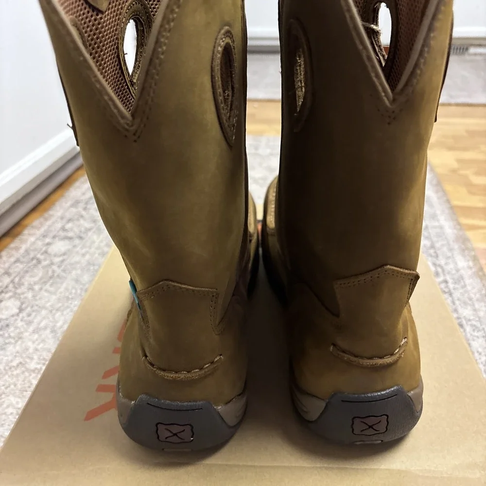 Twisted X Mens Waterproof Pull On Work Boot - Composite Toe MHKBCW1 Sz 13 M New